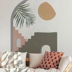 Papier peint intissé pré-encollé fresques géantes - FRESQUE ARCHE VUE ÉGYPTIENNE - 87x60cm