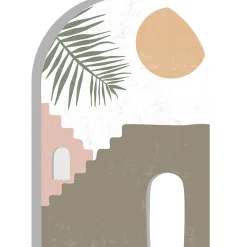Papier peint intissé pré-encollé fresques géantes - FRESQUE ARCHE VUE ÉGYPTIENNE - 87x60cm