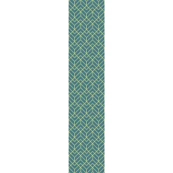 Papier peint intissé pré-encollé - ART DÉCO SCANDINAVE NUANCE BLEU - 1 rouleau de 300x60cm