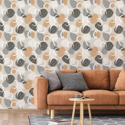 Papier peint intissé pré-encollé - ART MODERNE GRIBOUILLES - 1 rouleau de 300x60cm