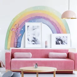 Papier peint intissé pré-encollé fresques géantes - FRESQUE ARC-EN-CIEL - 170x120cm