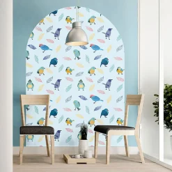 Papier peint intissé pré-encollé fresques géantes - ARCHE DES OISEAUX - 175x120cm