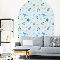 Papier peint intissé pré-encollé fresques géantes - ARCHE DES OISEAUX - 175x120cm
