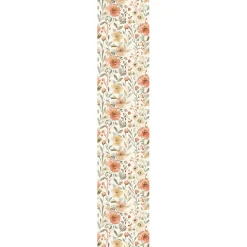 Papier peint intissé pré-encollé - FLEURS VINTAGE COQUELICOTS - 1 rouleau de 300x60cm