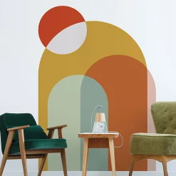 Papier peint intissé pré-encollé fresques géantes - ARCHES DU CRÉPUSCULE - 250x120cm