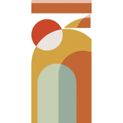 Papier peint intissé pré-encollé fresques géantes - ARCHES DU CRÉPUSCULE - 250x120cm