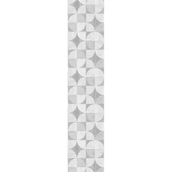 Papier peint intissé pré-encollé - MOSAÏQUE EFFET BOIS GRIS - 1 rouleau de 300x60cm