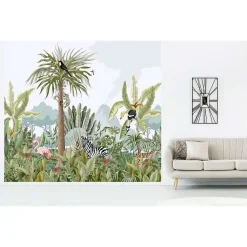 Papier peint intissé TERRA TROPICA 300 x 270 cm (LxH) - Tapisserie murale panoramique XXL, Made in France par Scenolia