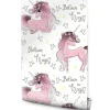 Papier Peint Intisse LICORNES Etoiles Pour Chambre D'Enfant