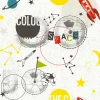 Papier peint les aventures Univers multico