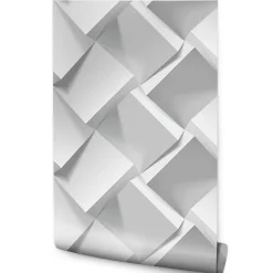 Papier Peint MOTIFS Géométriques 3D Pour La Chambre