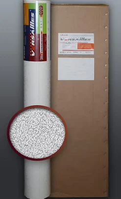 Papier peint non-tissé blanc à peindre EDEM 80307BR70 à relief de type Papier ingraine