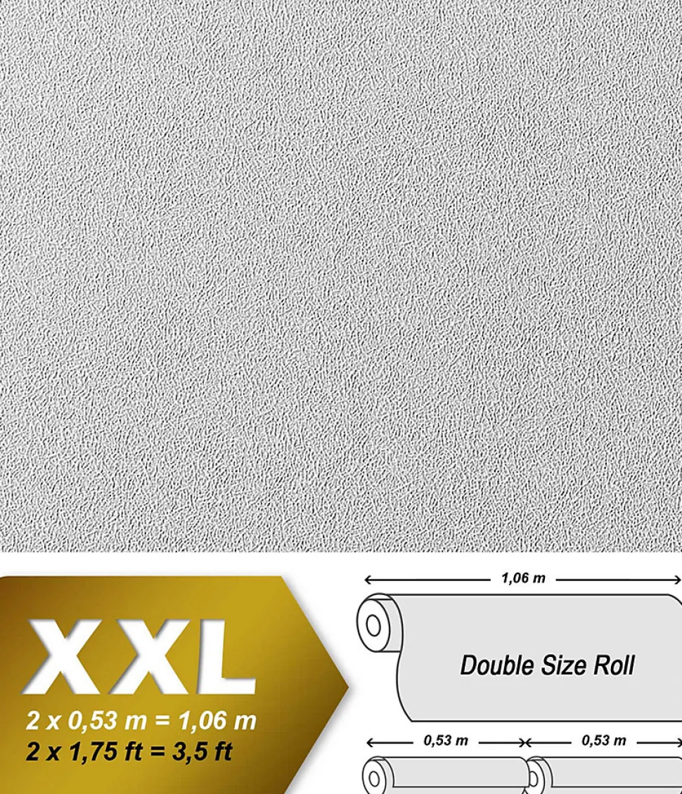 Papier peint non-tissé EDEM 80377BR60 à peindre pour mur et plafond texturé décorative