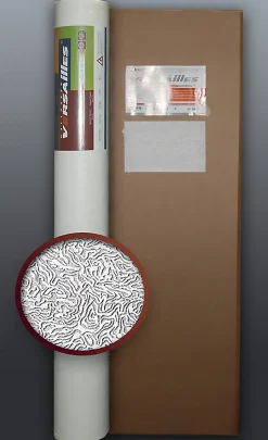 Papier peint non-tissé EDEM 80333BR60-4 EDEM blanc à peindre texture décorative 4 rouleaux