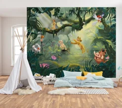 Papier peint panoramique Komar Lion King Hakuna Matata L.3.5 m x l.280 cm