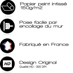 Papier peint panoramique - Cap Ferret - Vert - intissé : 150g/m² - 9 lés : 432x270cm
