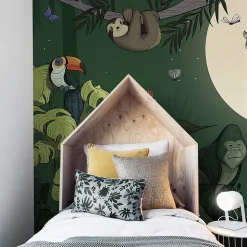 Papier peint panoramique enfant Jungle s, 255 x 250cm