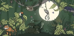Papier peint panoramique enfant Jungle s, 255 x 250cm