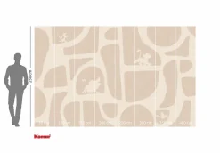 Papier peint panoramique sur intissée de Komar - Disney The Lion King Animals and Shapes - Taille: 400 x 250 cm