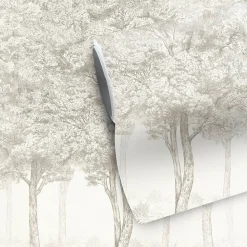 Papier peint panoramique Intissé GoodHome Sunste gris clair 200 x 280 cm