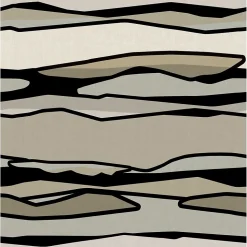 Papier peint panoramique intissé Dolce vita horizon beige, 5 lés, L.280 x 53cm Lutèce