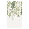 Papier peint panoramique intissé GoodHome Aureolin feuillage et fleurs vert L.280 x l.159 cm