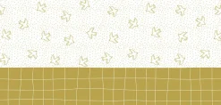Papier peint panoramique enfant Oiseaux, Jaune 375 x 250cm
