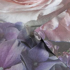 Papier peint panoramique Intissé GoodHome Vanad violet 280 x 159 cm