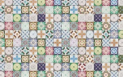 Papier peint panoramique Komar Marrakech Mosaïk L.4 m x l.250 cm