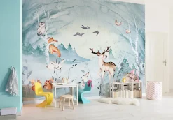 Papier peint panoramique Komar Animal Sleepover L.3.5 m x l.280 cm