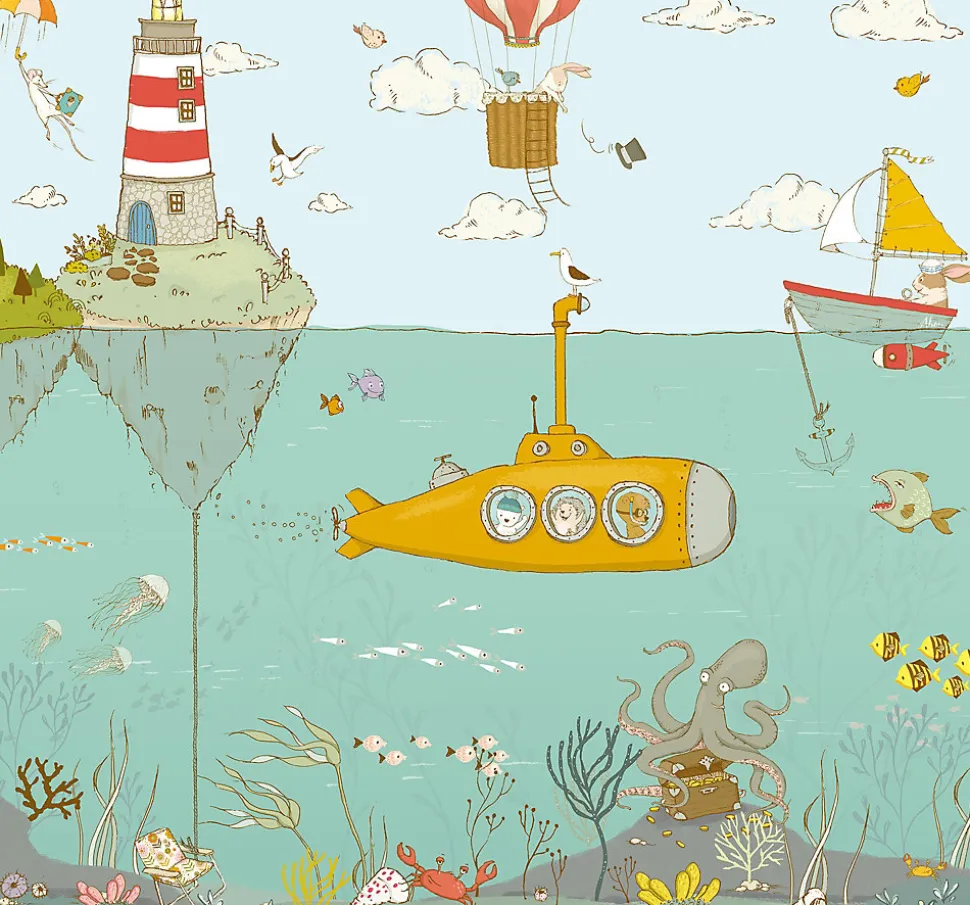 Papier peint panoramique Komar Sealife L.3 m x l.280 cm