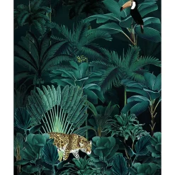 Papier peint panoramique Jungle night 200 x 250 cm Komar