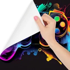 Papier Peint Photo MANETTE DE JEU Abstraction Pour Chambre D'Adolescent 180cm x 120cm