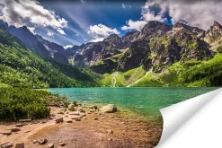 Papier Peint Photo Pour Salon PAYSAGE Lac Montagnes 270cm x 180cm