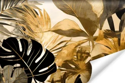 Papier Peint Photo Pour Salon PLANTES Feuilles Tropicales 405cm x 270cm
