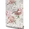 Papier Peint PIVOINES Feuilles Nature Pour La Chambre