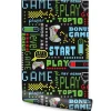 Papier Peint Pour Chambre D'Enfant JEU Sous-Titres Colorés