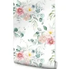 Papier Peint Pour Chambre FLEURS Feuilles Eucalyptus Nature
