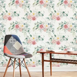 Papier Peint Pour Chambre FLEURS Feuilles Eucalyptus Nature