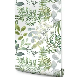 Papier Peint Pour La Chambre PLANTES Fleurs Feuilles