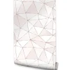 Papier Peint Pour La Chambre MOTIF Géométrique Lignes