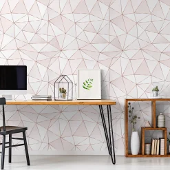 Papier Peint Pour La Chambre MOTIF Géométrique Lignes