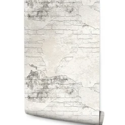 Papier Peint Pour la Chambre Intissé Brique Effet 3D Béton