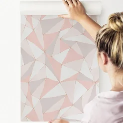 Papier Peint Pour Salon Chambre Motifs Abstrait Géométriques