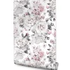 Papier Peint Pour Salon FLEURS Roses Blanches Nature