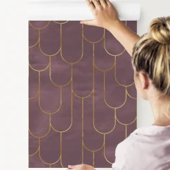 Papier Peint Pour Salon MOTIFS Art Déco Abstraction