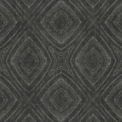 Papier peint pré-encollé vinyle intissé géométrique Easy Roll GoodHome Cadeby gris l.53 x H.1005 cm