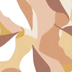 Papier peint pré-encollé vinyle intissé art déco Easy Roll GoodHome Apricot multicolore l.53 x H.1005 cm