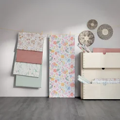 Papier peint pré-encollé vinyle intissé uni terracotta Easy Roll GoodHome Coppins l.53 x H.1005 cm