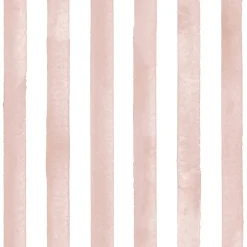 Papier peint pré-encollé vinyle à rayures Easy Roll GoodHome Satori rayures rose l.53 x H.1005 cm